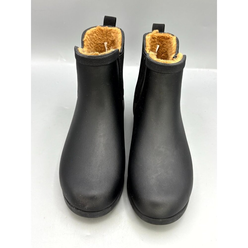 Chooka Delridge Womens Chelsea Rain Boots Sz 8 Black Waterproof Boots C11201531B - Picture 3 of 9